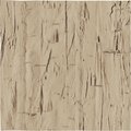 Ekena Millwork 6"W x 6"H Hand Hewn Rustic Faux Wood Material Sample, Primed Tan SAMPLE-UR06HHPR